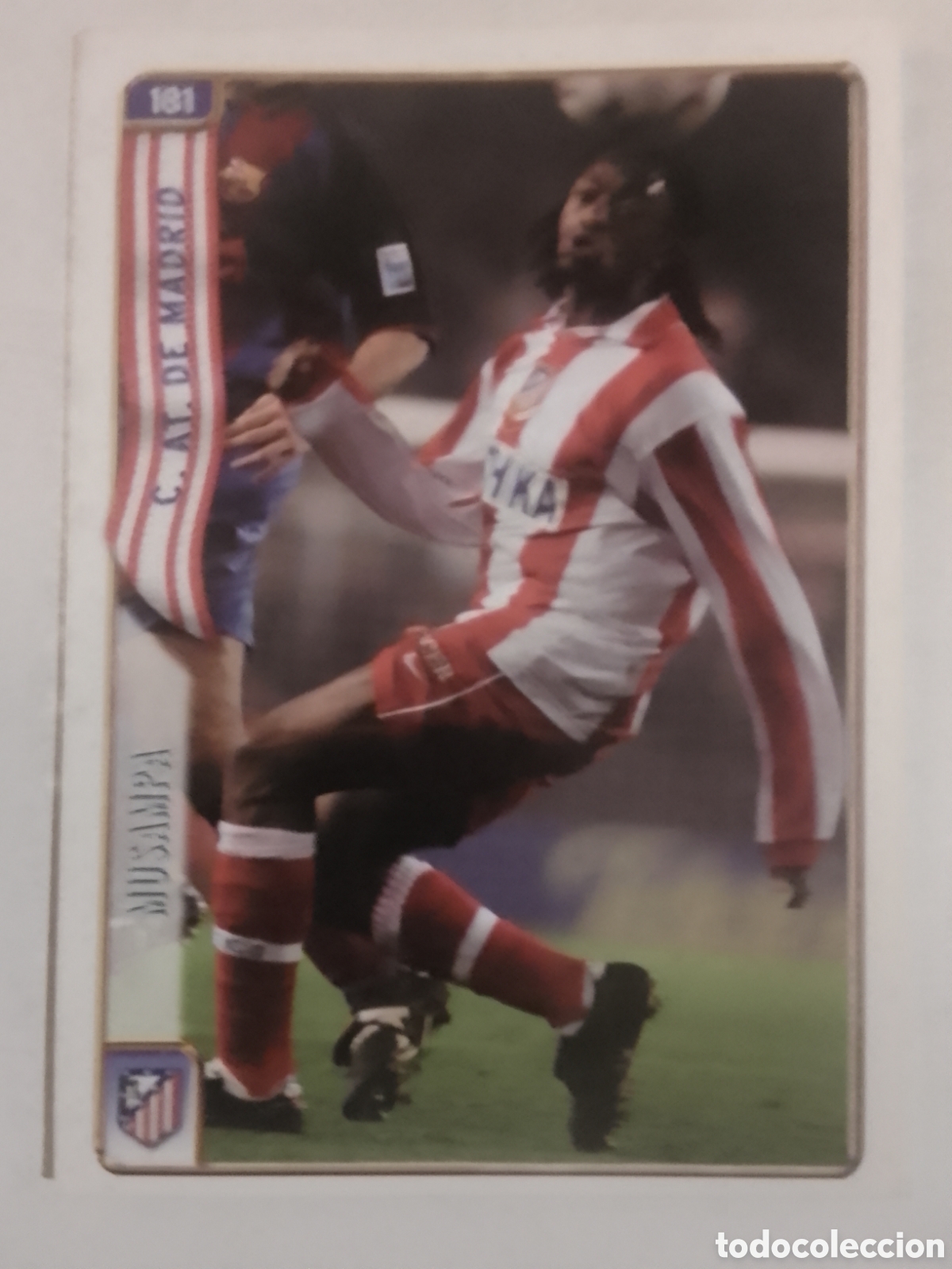 Cromos de F&uacute;tbol: Mundicromo 2005 n&deg; 181 Musampa &bull; Atl&eacute;tico de Madrid.