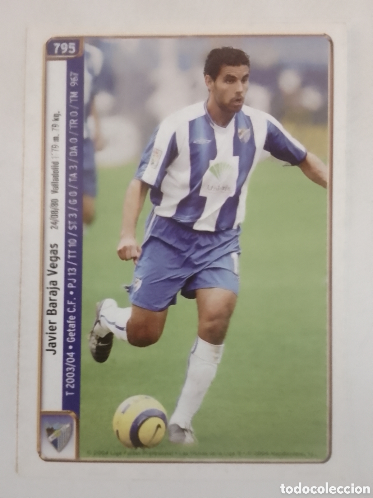 Fu&szlig;ball-Sticker: Mundicromo 2005 n&deg; 795 Javier Baraja / Cesar Navas&bull; M&aacute;laga B.