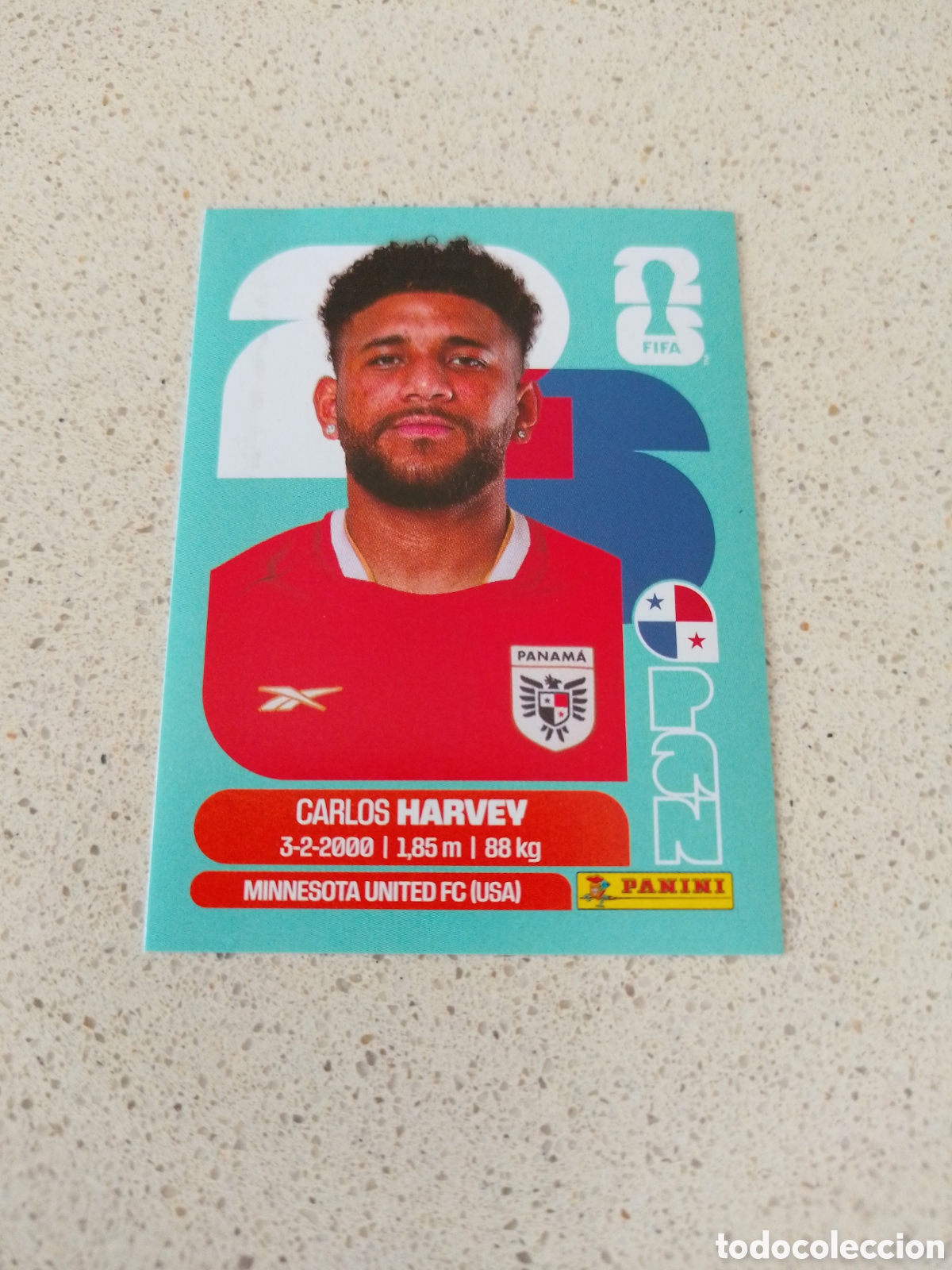 Cromos de F&uacute;tbol: CROMO NUMERO 15 HARVEY PANAMA. MUNDIAL 2026. PANINI.