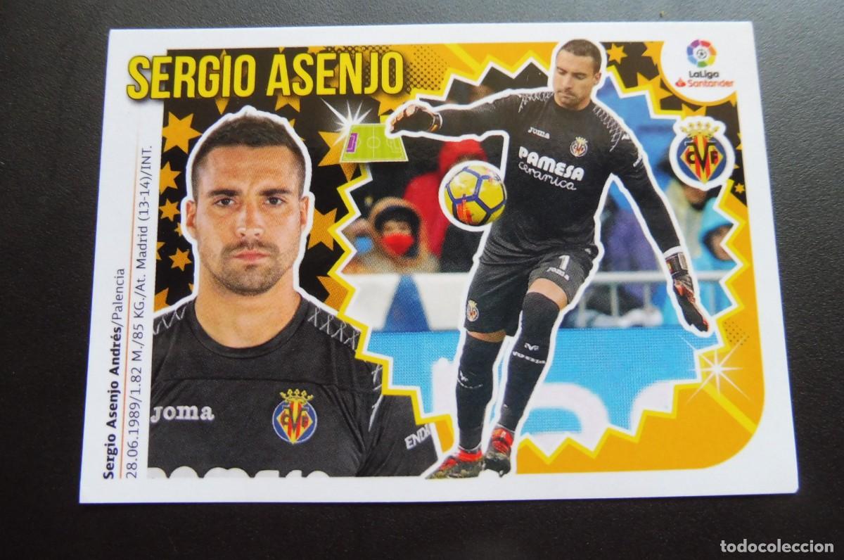 Cromos de F&uacute;tbol: CROMO PANINI - LIGA SANTANDER 2018/19 ESTE - VILLARREAL N&Uacute;M 1 - SERGIO ASENJO