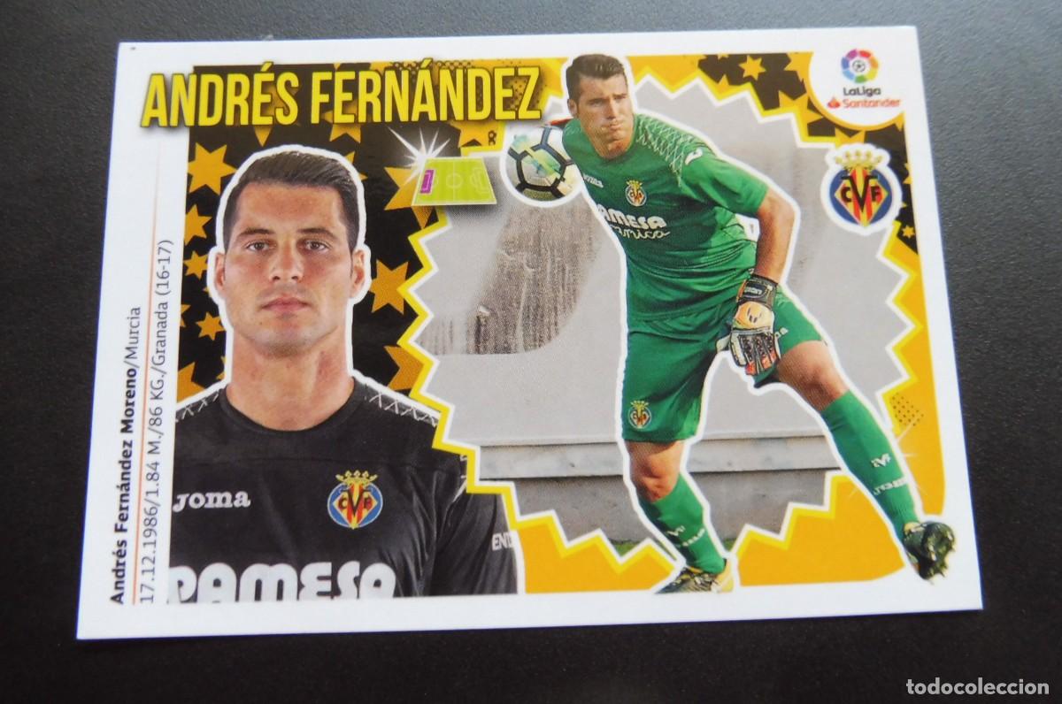 Cromos de F&uacute;tbol: CROMO PANINI - LIGA SANTANDER 2018/19 ESTE - VILLARREAL CF N&Uacute;M 2 - ANDR&Eacute;S FERN&Aacute;NDEZ