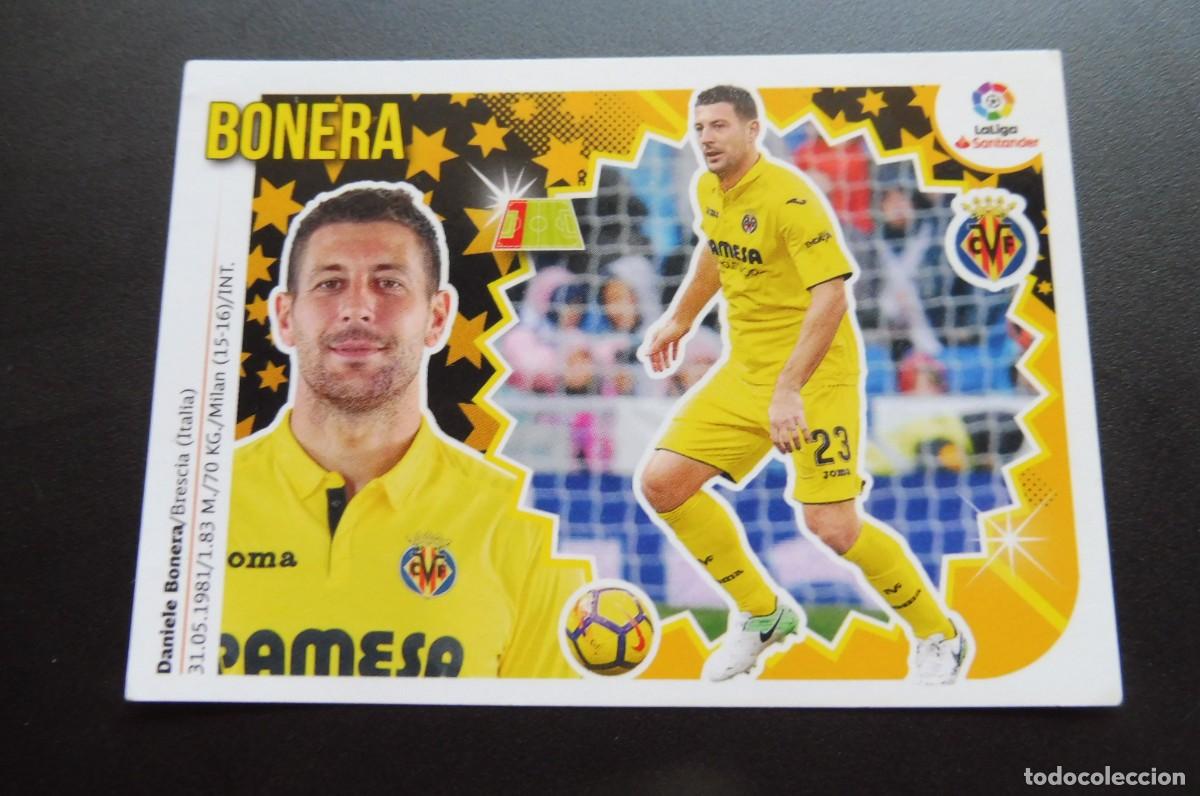 Cromos de F&uacute;tbol: CROMO PANINI - LIGA SANTANDER 2018/19 ESTE - VILLARREAL CF N&Uacute;M 4A - BONORA