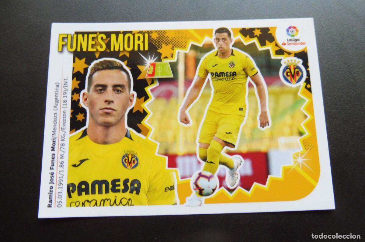 Cromos de F&uacute;tbol: CROMO PANINI - LIGA SANTANDER 2018/19 ESTE - VILLARREAL CF N&Uacute;M 10 - FUNES MORI