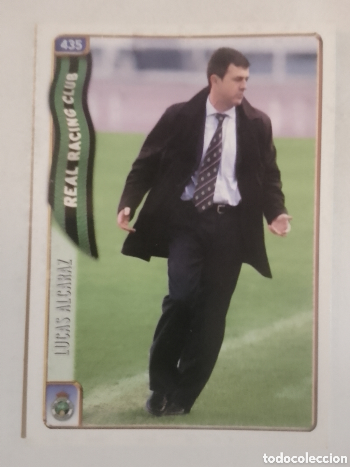 Cromos de F&uacute;tbol: Mundicromo 2005 n&deg; 435 Lucas Alcaraz &bull; Real Racing Club.
