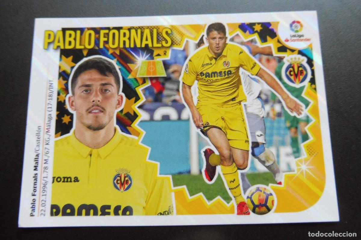 Cromos de F&uacute;tbol: CROMO PANINI - LIGA SANTANDER 2018/19 ESTE - VILLARREAL CF N&Uacute;M 11 - PABLO FORNALS