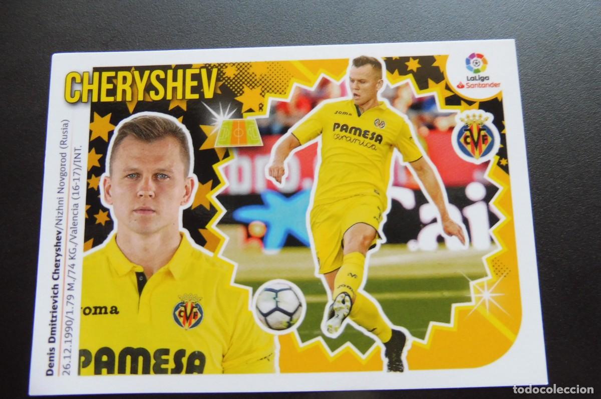 Cromos de F&uacute;tbol: CROMO PANINI - LIGA SANTANDER 2018/19 ESTE - VILLARREAL CF N&Uacute;M 13A - CHERYSHEV