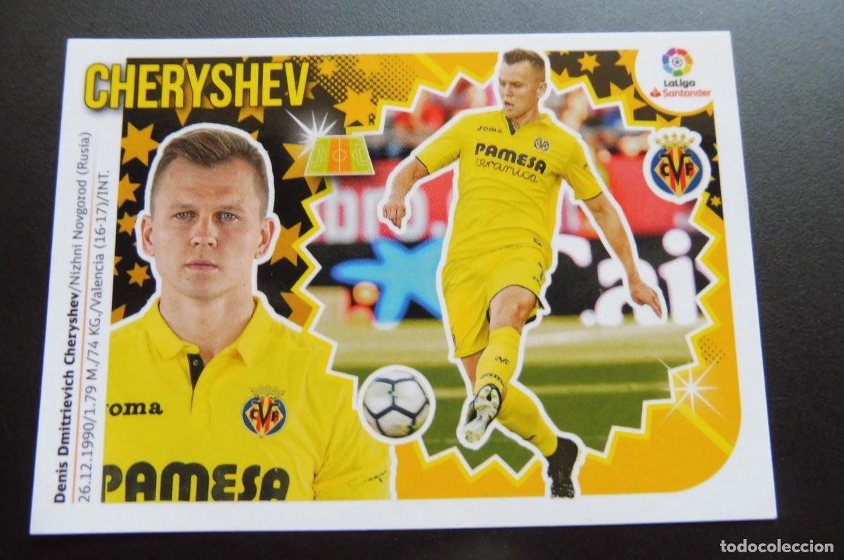 Cromos de F&uacute;tbol: CROMO PANINI - LIGA SANTANDER 2018/19 ESTE - VILLARREAL CF N&Uacute;M 13A - CHERYSHEV
