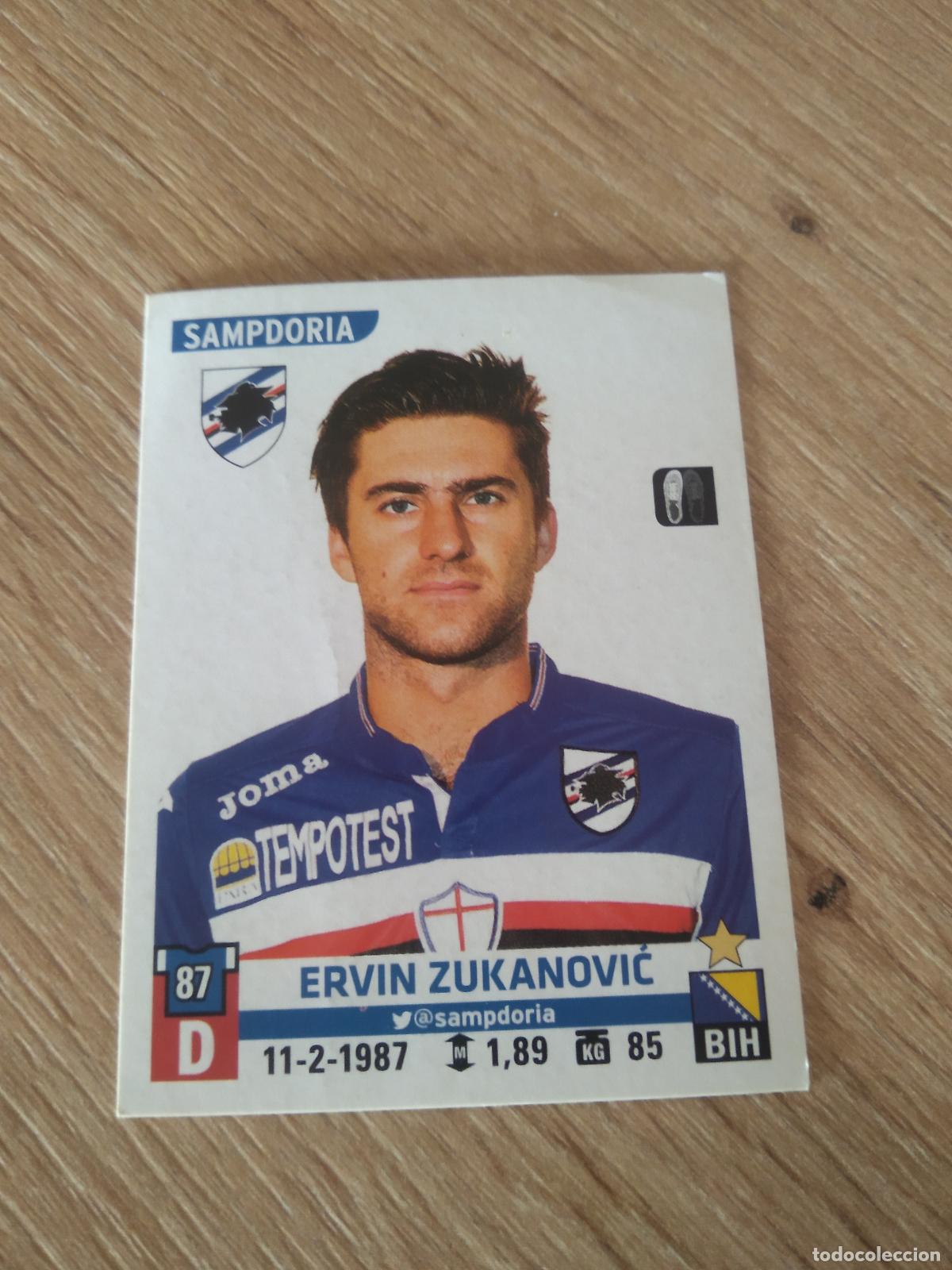 Cromos de f&uacute;tbol: 478 ZUKANOVIC SAMPDORIA CROMO FUTBOL PANINI LIGA ITALIA 15-16 CALCIATORI 2015-2016