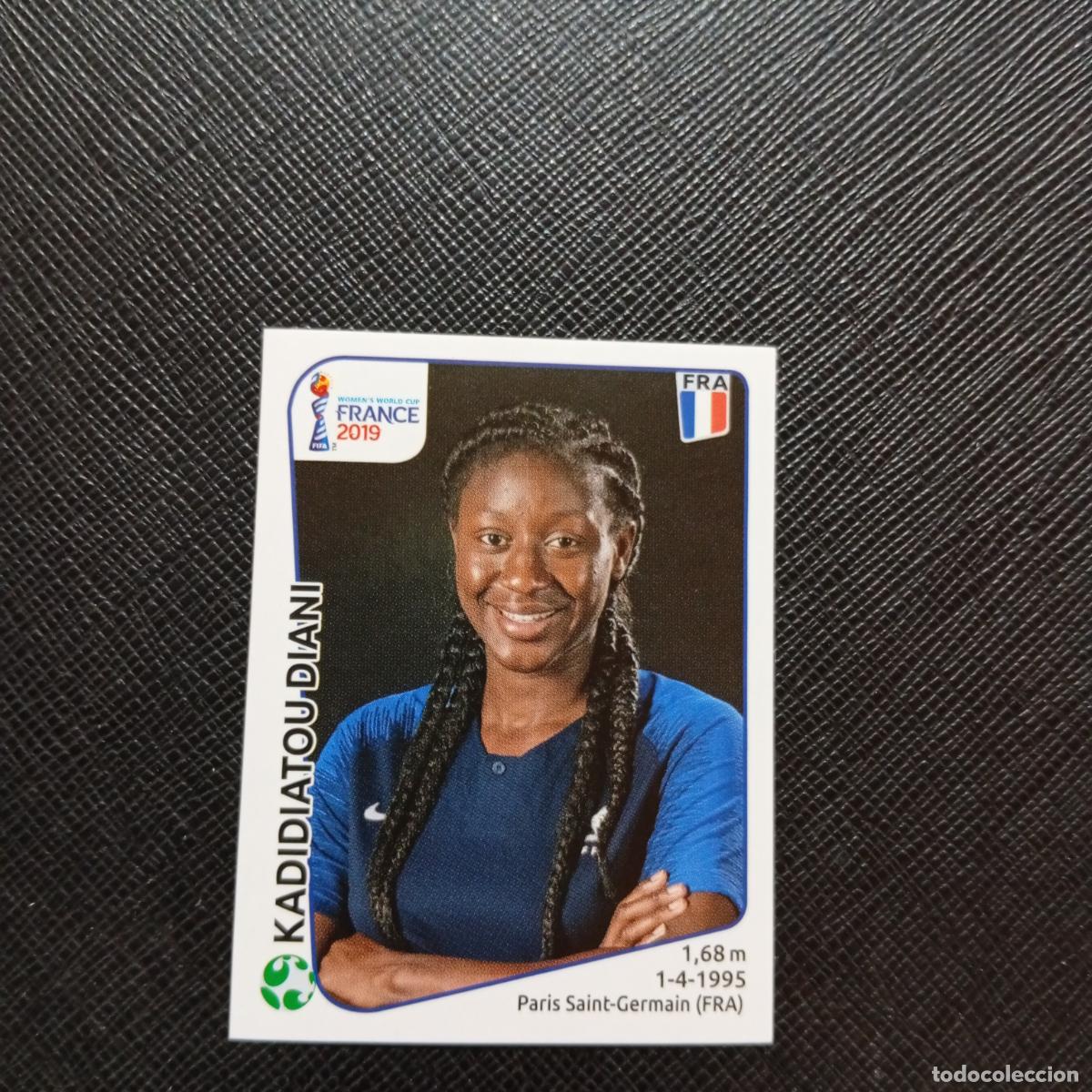 Fu&szlig;ball-Sticker: 38 KADIDIATOU DIANI FRANCIA PANINI FEMENINO WOMEN&acute;S MUNDIAL 2019 FRANCIA 19 - SIN PEGAR - A74 PG12