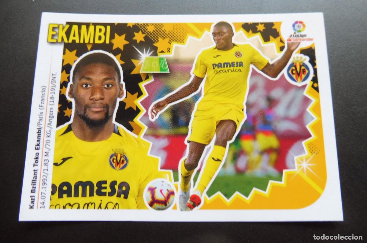 Fu&szlig;ball-Sticker: CROMO PANINI - LIGA SANTANDER 2018/19 ESTE - VILLARREAL CF N&Uacute;M 16 - EKAMBI