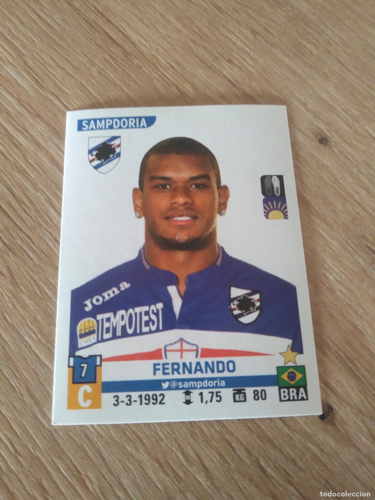 Cromos de f&uacute;tbol: 486 FERNANDO SAMPDORIA CROMO FUTBOL PANINI LIGA ITALIA 15-16 CALCIATORI 2015-2016