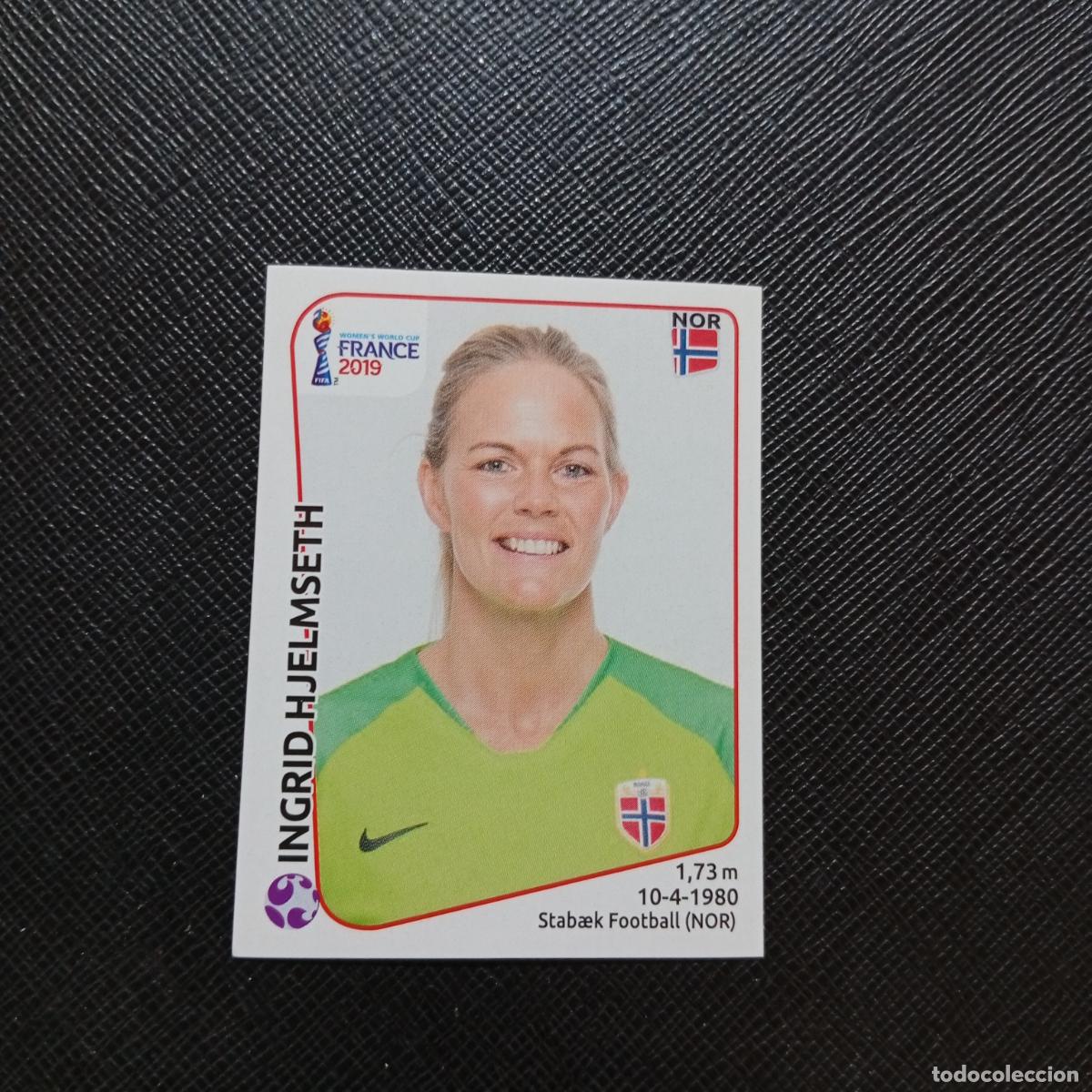 Cromos de F&uacute;tbol: 64 INGRID HJELMSETH NORUEGA PANINI FEMENINO WOMEN&acute;S MUNDIAL 2019 FRANCIA 19 - SIN PEGAR - A74 PG18