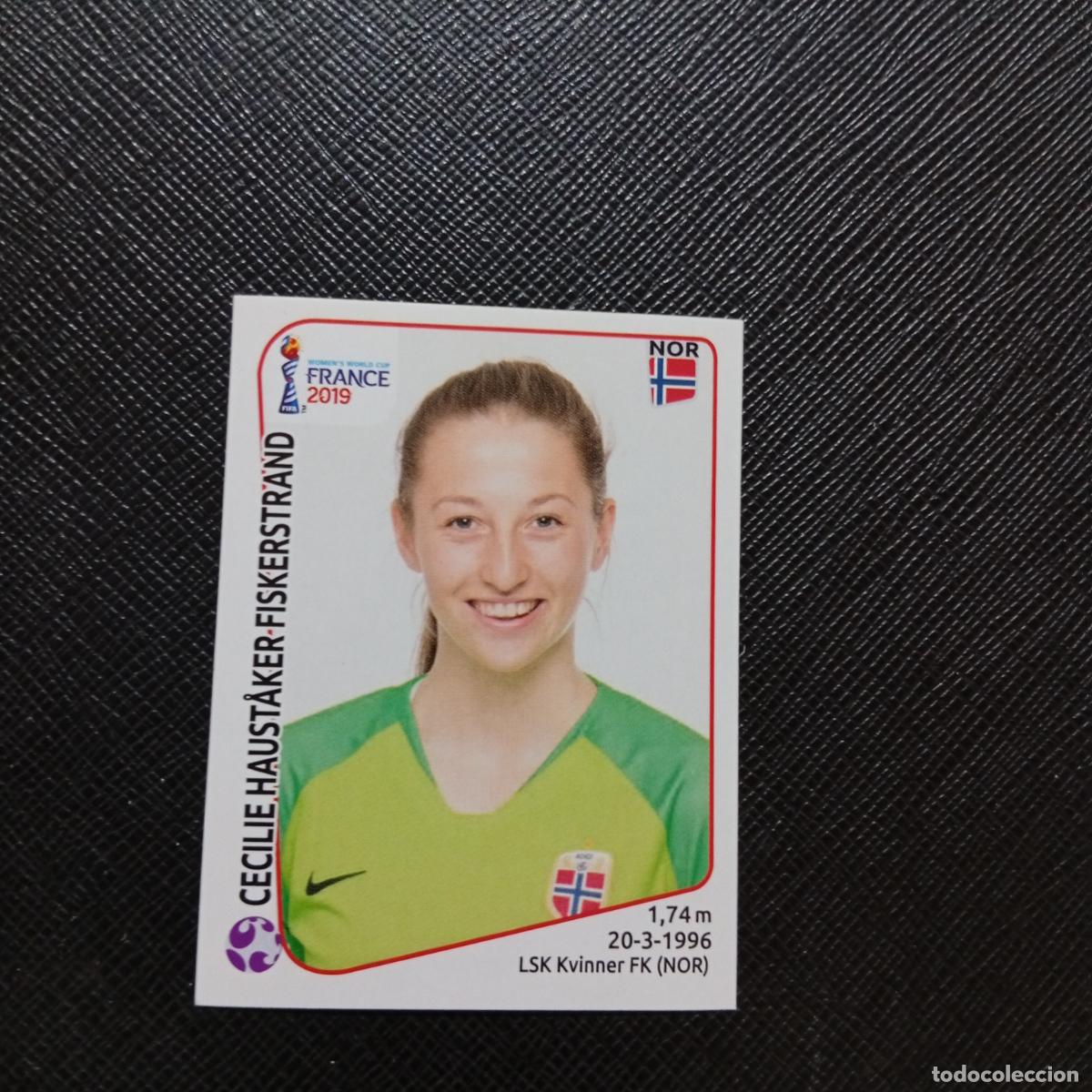 Cromos de f&uacute;tbol: 65 FISKERSTRAND NORUEGA PANINI FEMENINO WOMEN&acute;S MUNDIAL 2019 FRANCIA 19 - SIN PEGAR - A74 PG18