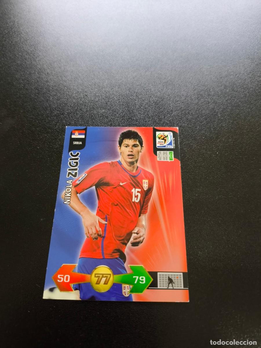 Cromos de f&uacute;tbol: Nikola Zigic SERBIA ADRENALYN XL MUNDIAL SOUTH AFRICA 2010 WORLD CUP PANINI LIGA