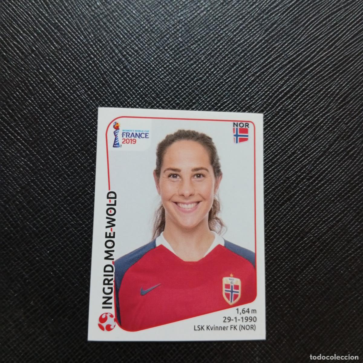 Cromos de f&uacute;tbol: 67 INGRID MOE WOLD NORUEGA PANINI FEMENINO WOMEN&acute;S MUNDIAL 2019 FRANCIA 19 - SIN PEGAR - A74 PG18