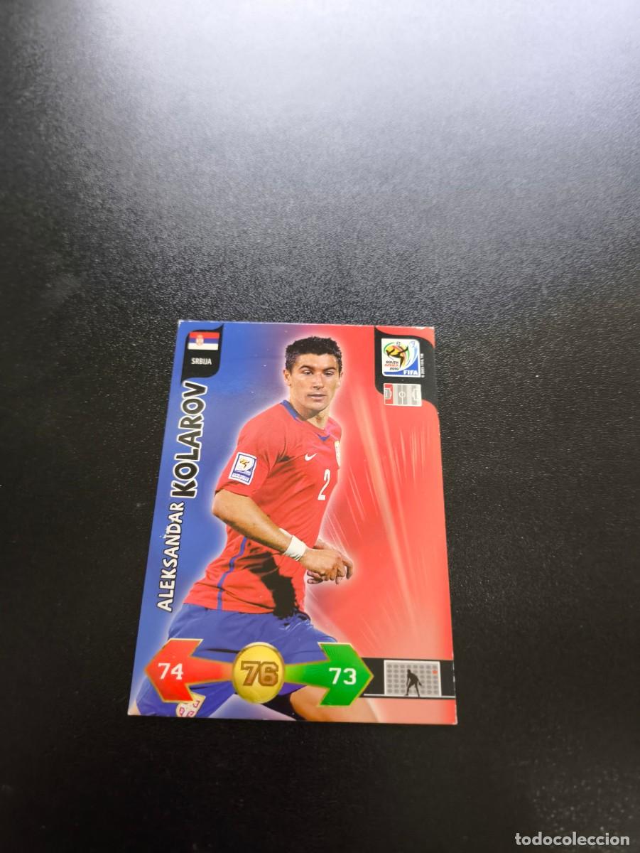 Cromos de f&uacute;tbol: Aleksandar Kolarov SERBIA ADRENALYN XL MUNDIAL SOUTH AFRICA 2010 WORLD CUP PANINI LIGA
