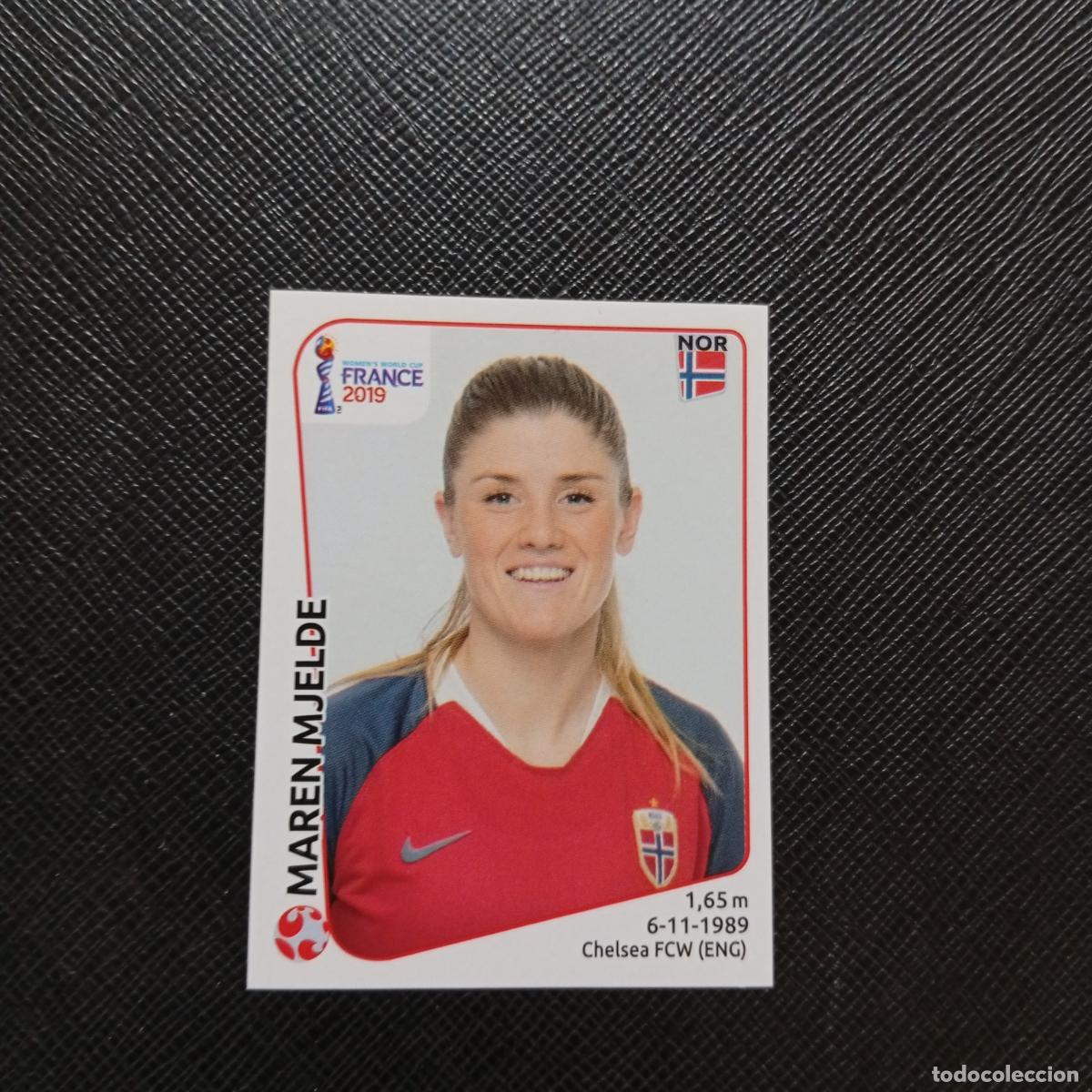 Cromos de f&uacute;tbol: 68 MAREN MJELDE NORUEGA PANINI FEMENINO WOMEN&acute;S MUNDIAL 2019 FRANCIA 19 - SIN PEGAR - A74 PG18