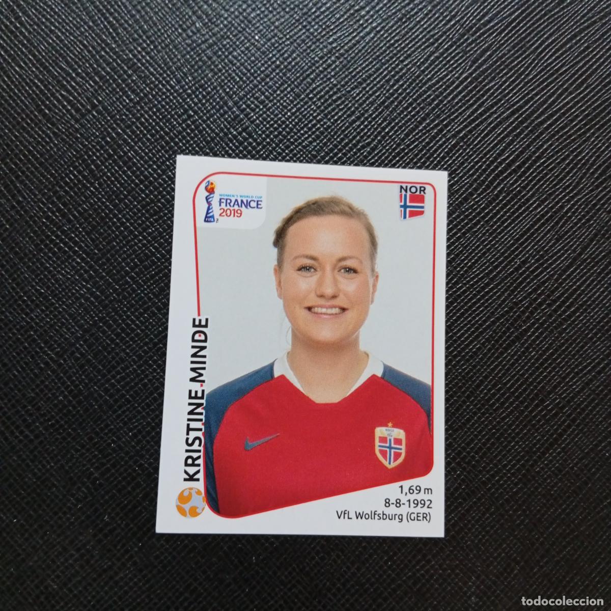 Cromos de f&uacute;tbol: 71 KRISTINE MINDE NORUEGA PANINI FEMENINO WOMEN&acute;S MUNDIAL 2019 FRANCIA 19 - SIN PEGAR - A74 PG19