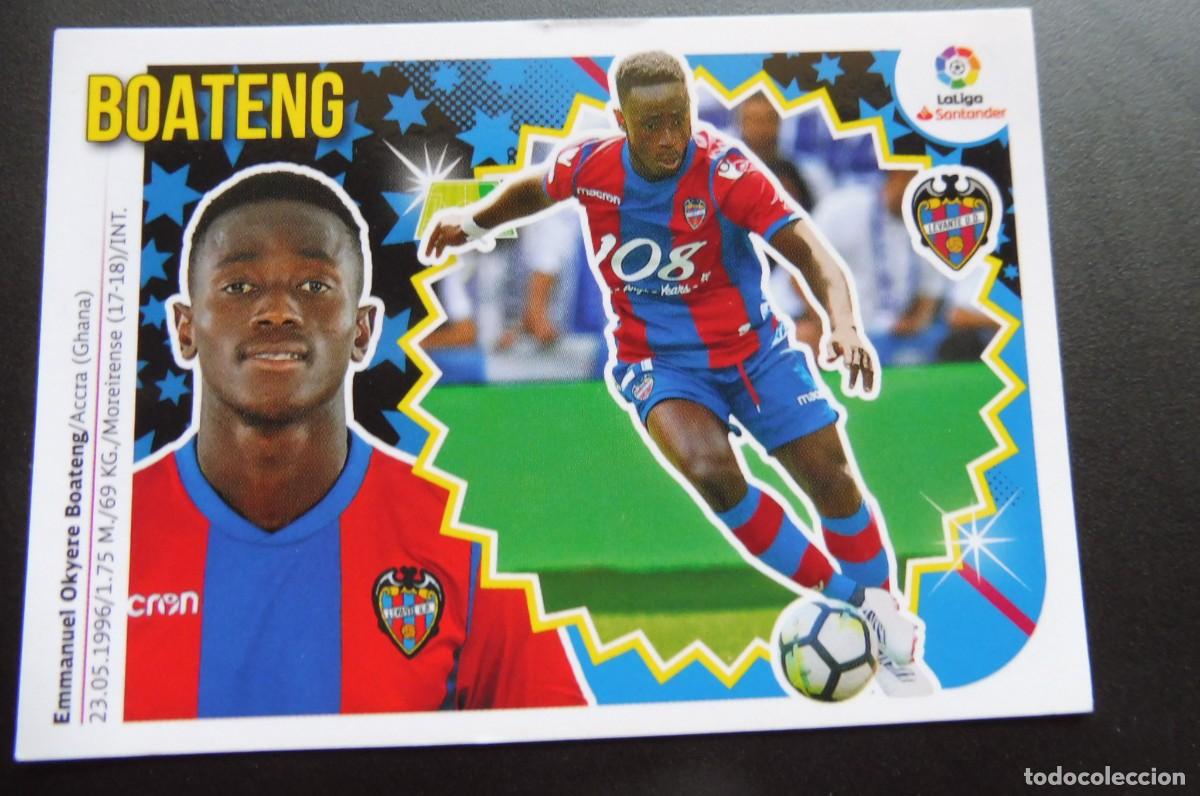 Cromos de f&uacute;tbol: CROMO PANINI - LIGA SANTANDER 2018/19 ESTE - LEVANTE UD N&Uacute;M 15 - BOATENG