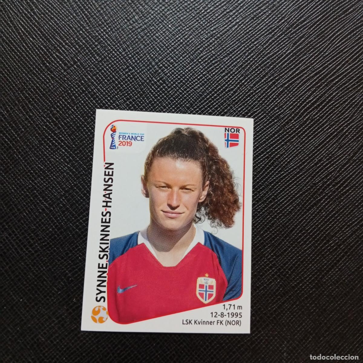 Cromos de f&uacute;tbol: 72 SKINNES HANSEN NORUEGA PANINI FEMENINO WOMEN&acute;S MUNDIAL 2019 FRANCIA 19 - SIN PEGAR - A74 PG20