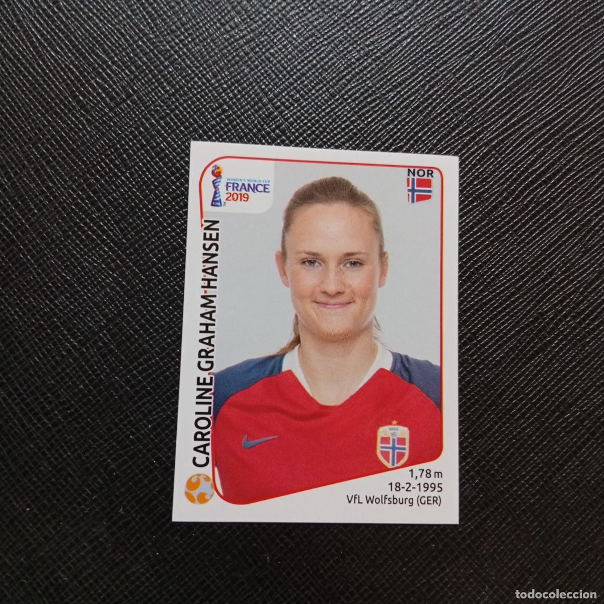 Cromos de Futebol: 73 GRAHAM HANSEN NORUEGA PANINI FEMENINO WOMEN&acute;S MUNDIAL 2019 FRANCIA 19 - SIN PEGAR - A74 PG20