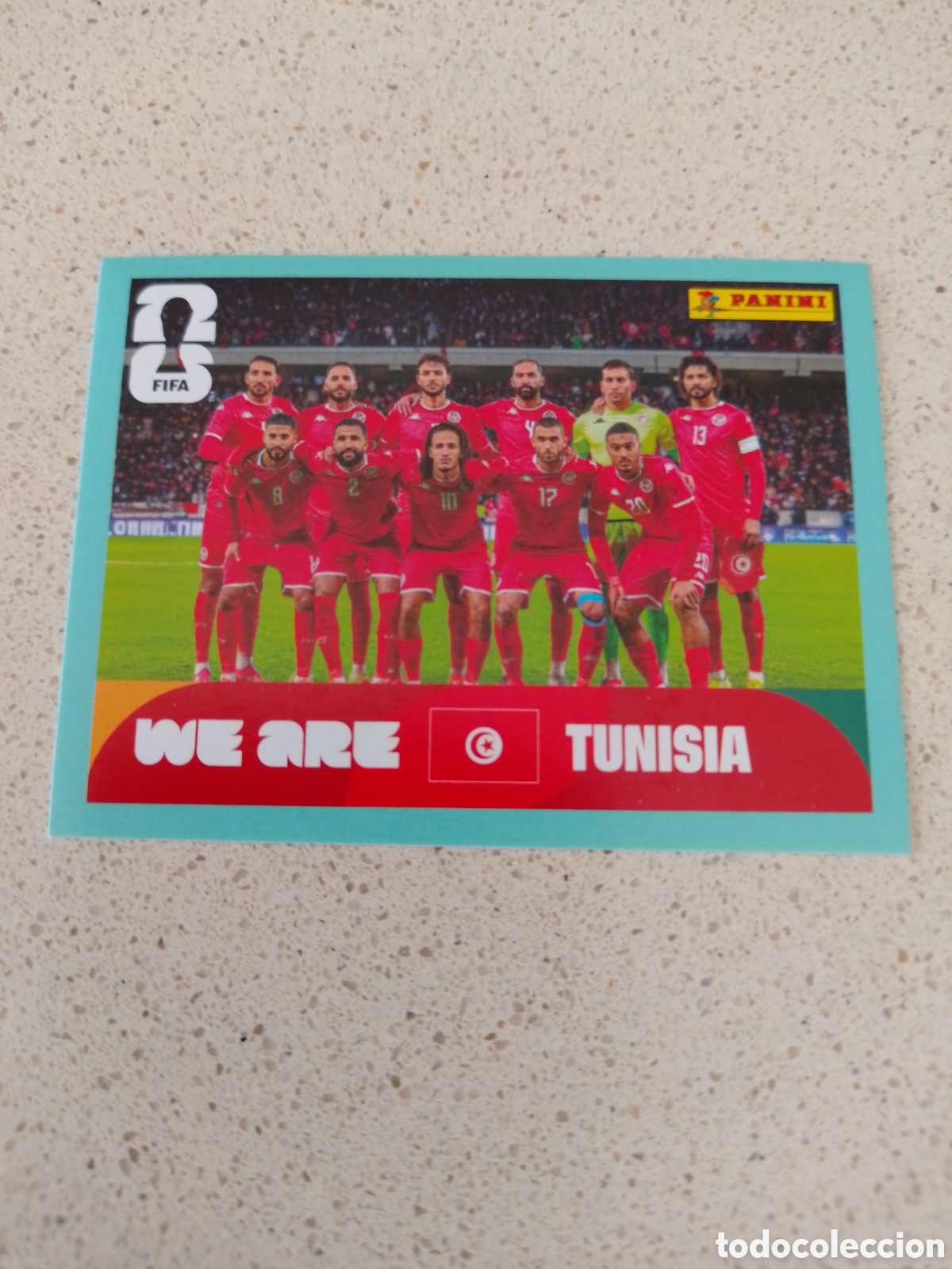 Cromos de Futebol: CROMO NUMERO 13 EQUIPO TUNEZ. MUNDIAL 2026. PANINI.