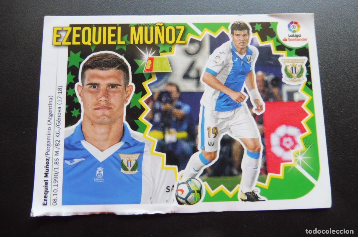 Cromos de Futebol: CROMO PANINI - LIGA SANTANDER 2018/19 ESTE - CD LEGAN&Eacute;S N&Uacute;M 5 - EZEQUIEL MU&Ntilde;OZ