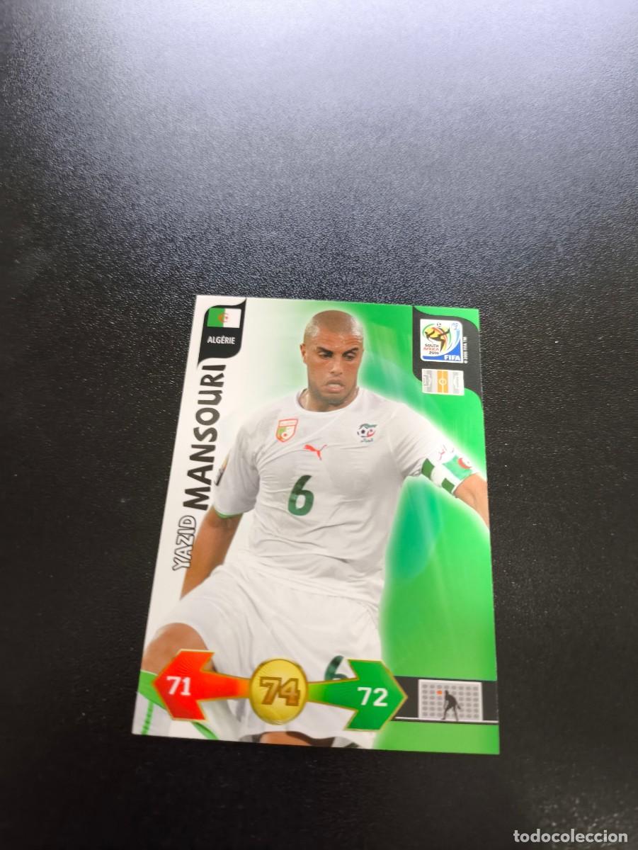 Cromos de Futebol: Yazid Mansouri ALGERIA ADRENALYN XL MUNDIAL SOUTH AFRICA 2010 WORLD CUP PANINI LIGA