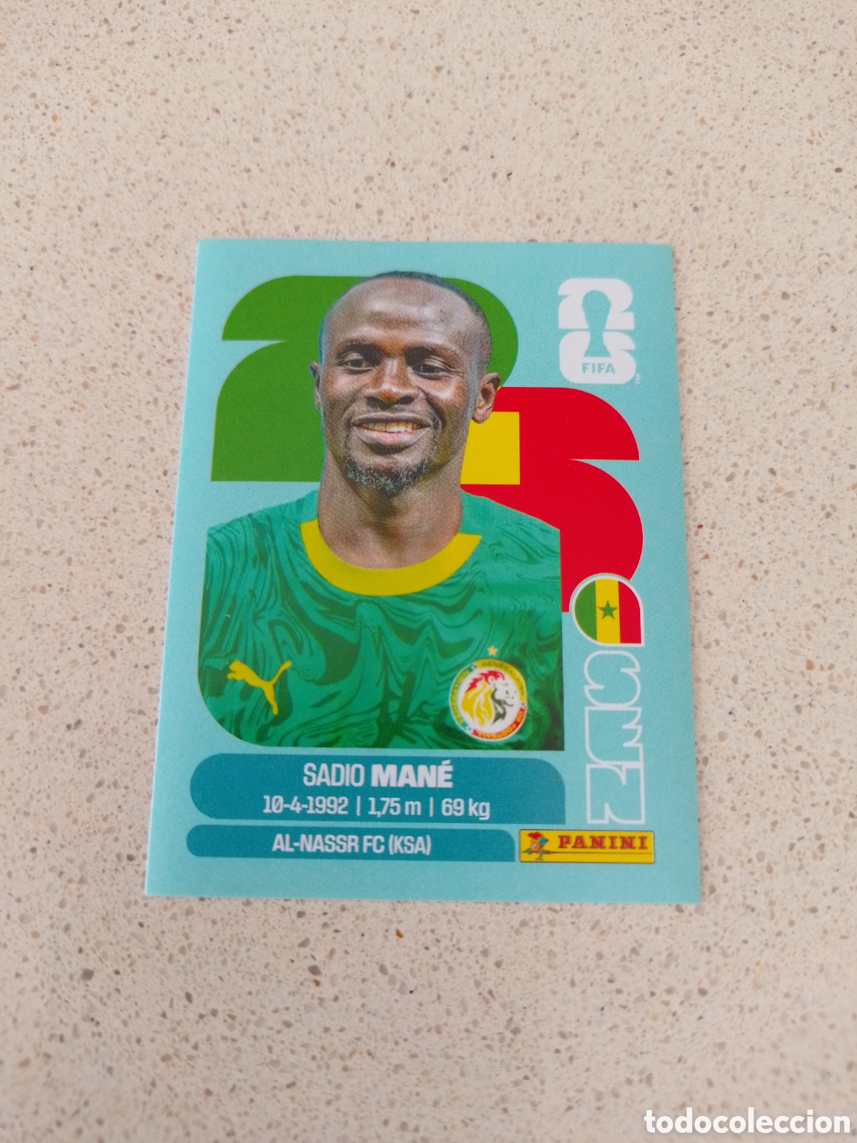 Cromos de Futebol: CROMO NUMERO 15 MAN&Eacute; SENEGAL. MUNDIAL 2026. PANINI.
