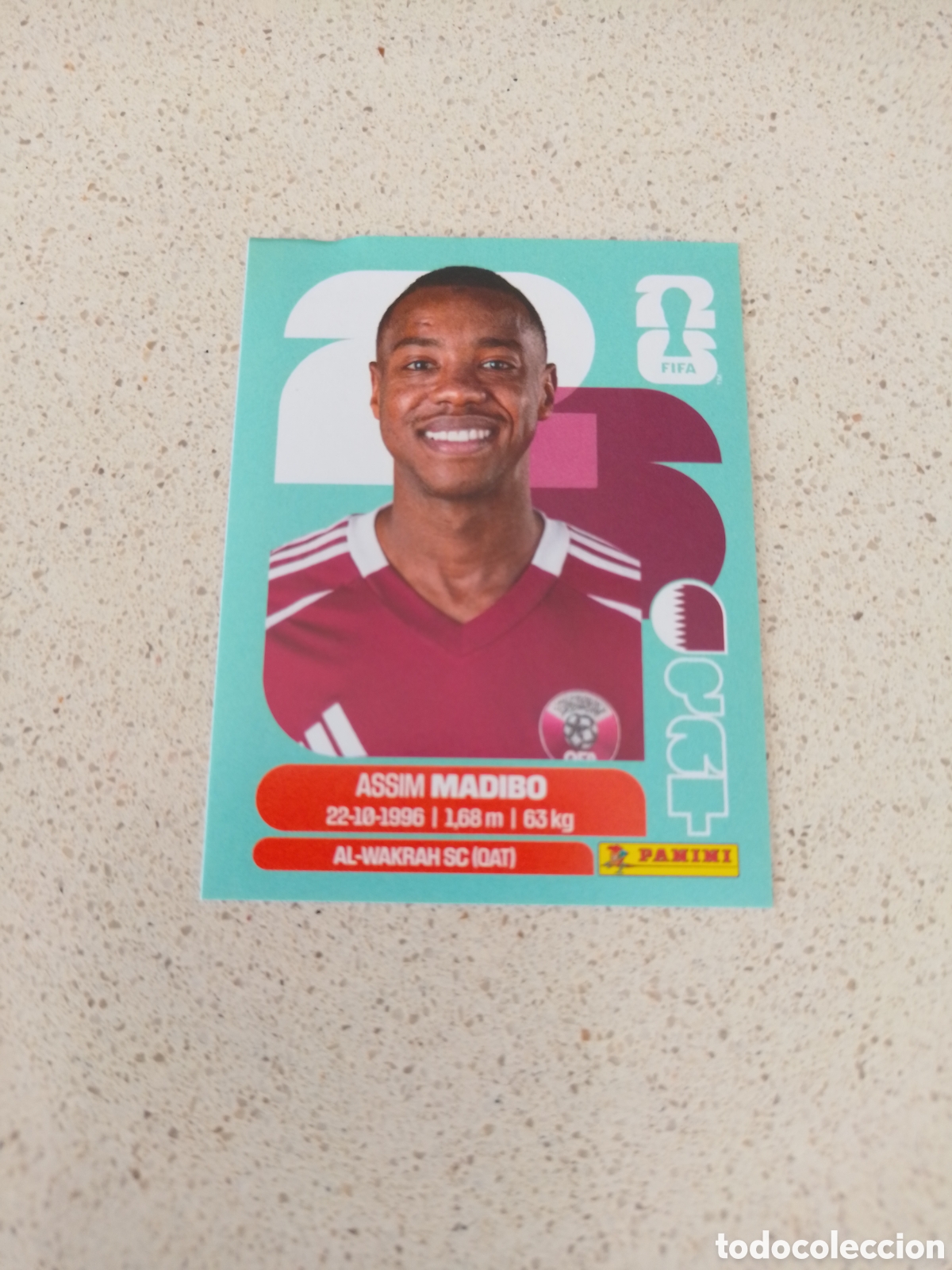Cromos de Futebol: CROMO NUMERO 11 MADIBO QATAR. MUNDIAL 2026. PANINI.