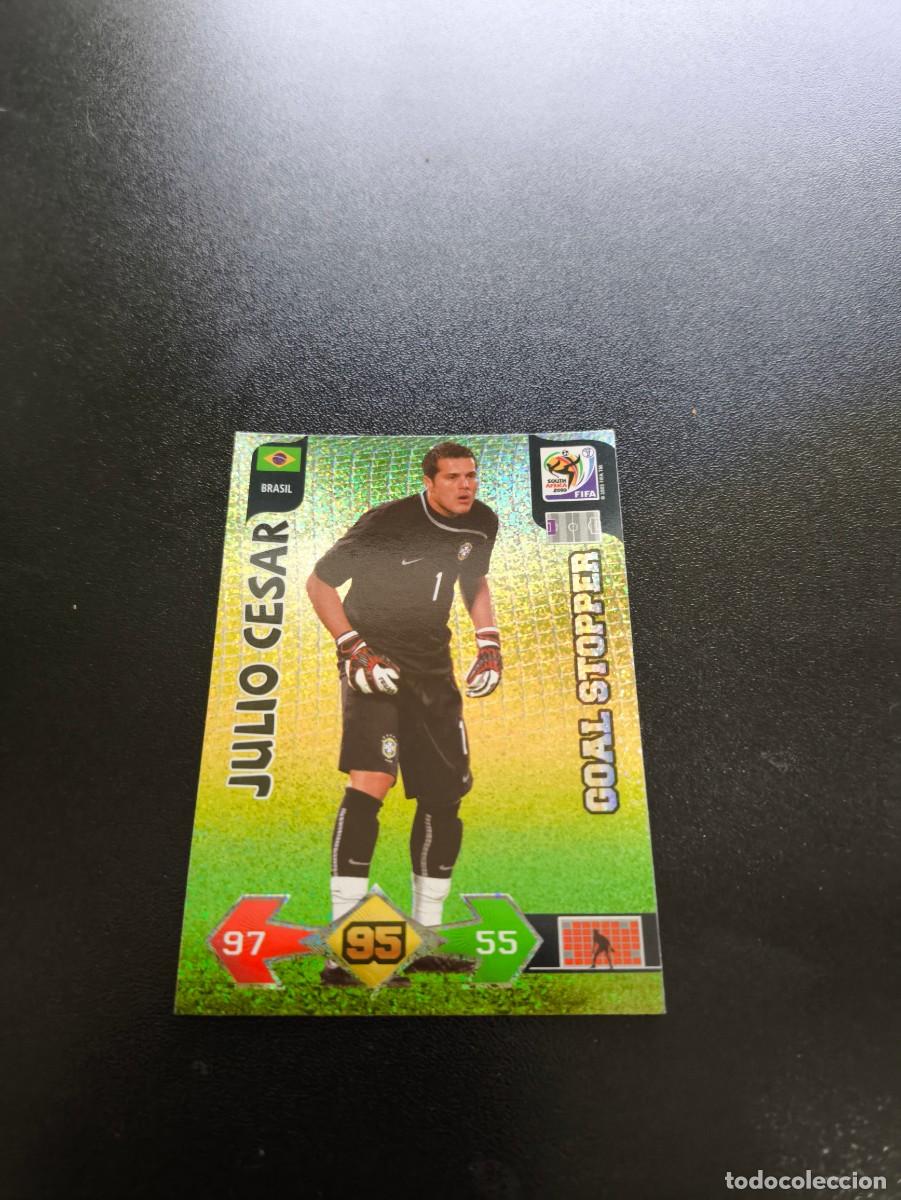 Cromos de Futebol: Julio Cesar BRASIL GOAL STOPPER ADRENALYN XL MUNDIAL SOUTH AFRICA 2010 WORLD CUP PANINI LIGA