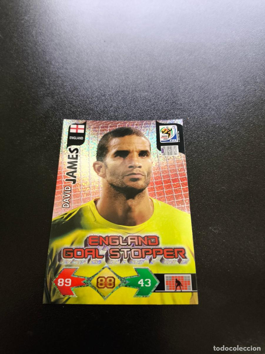 Fu&szlig;ball-Sticker: David James UK VERSION INGLATERRA GOAL STOPPER ADRENALYN MUNDIAL SOUTH AFRICA 2010 WORLD CUP PANINI