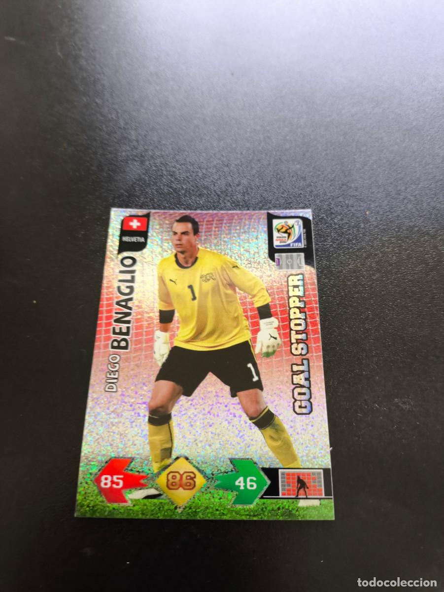 Cromos de f&uacute;tbol: Diego Benaglio SUIZA HELVETIA GOAL STOPPER ADRENALYN MUNDIAL SOUTH AFRICA 2010 WORLD CUP PANINI