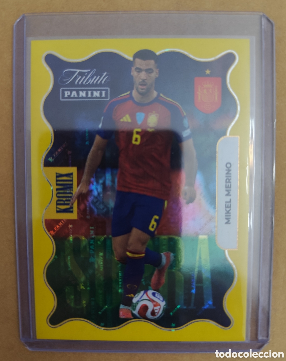 Cromos de f&uacute;tbol: KROMIX MIKEL MERINO SELECCI&Oacute;N ESPA&Ntilde;OLA 2010 2026 PANINI TRIBUTO