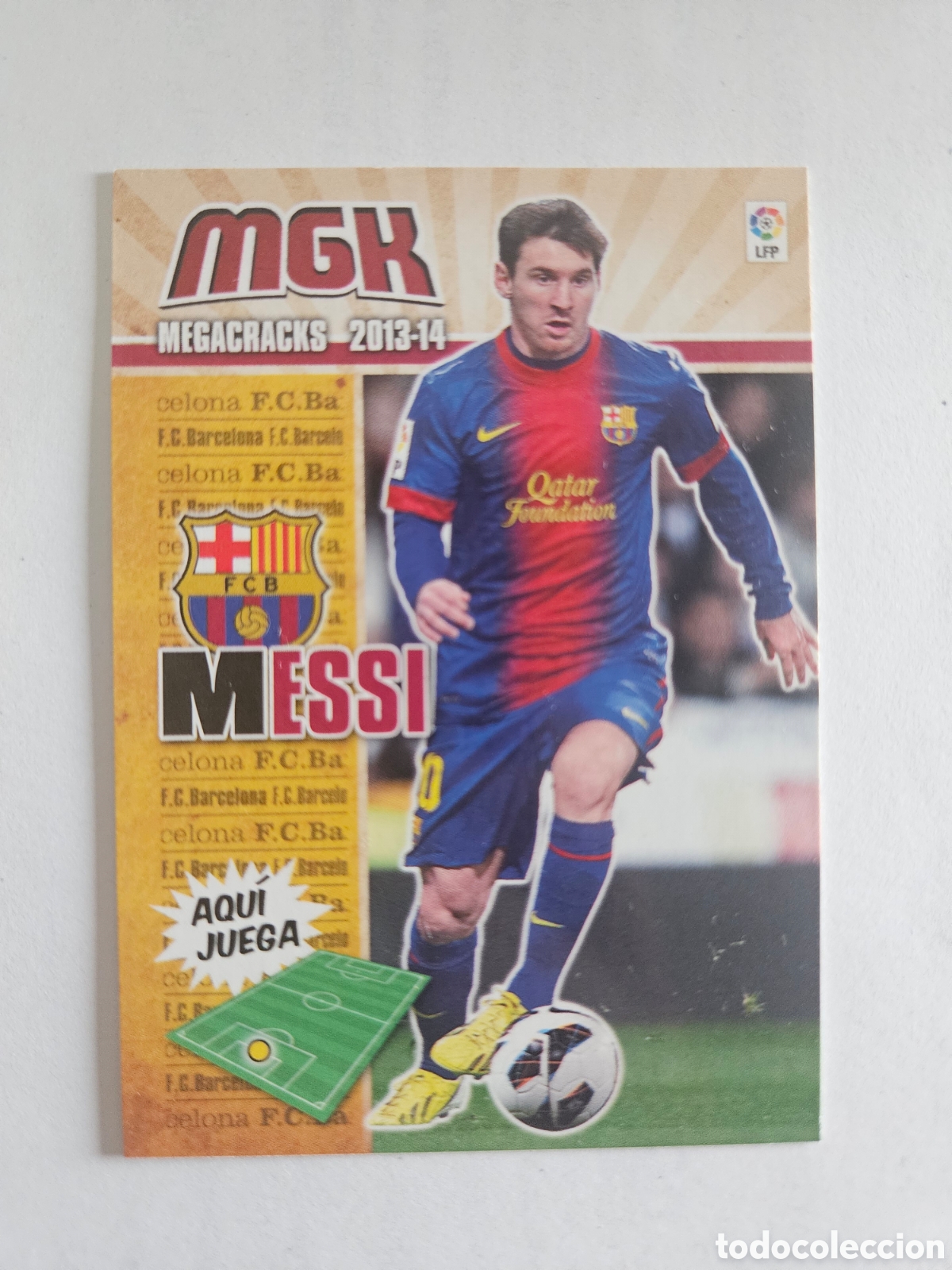 Cromos de f&uacute;tbol: Megacracks 2013 2014 13 14 panini Messi n&deg; 72 Barcelona