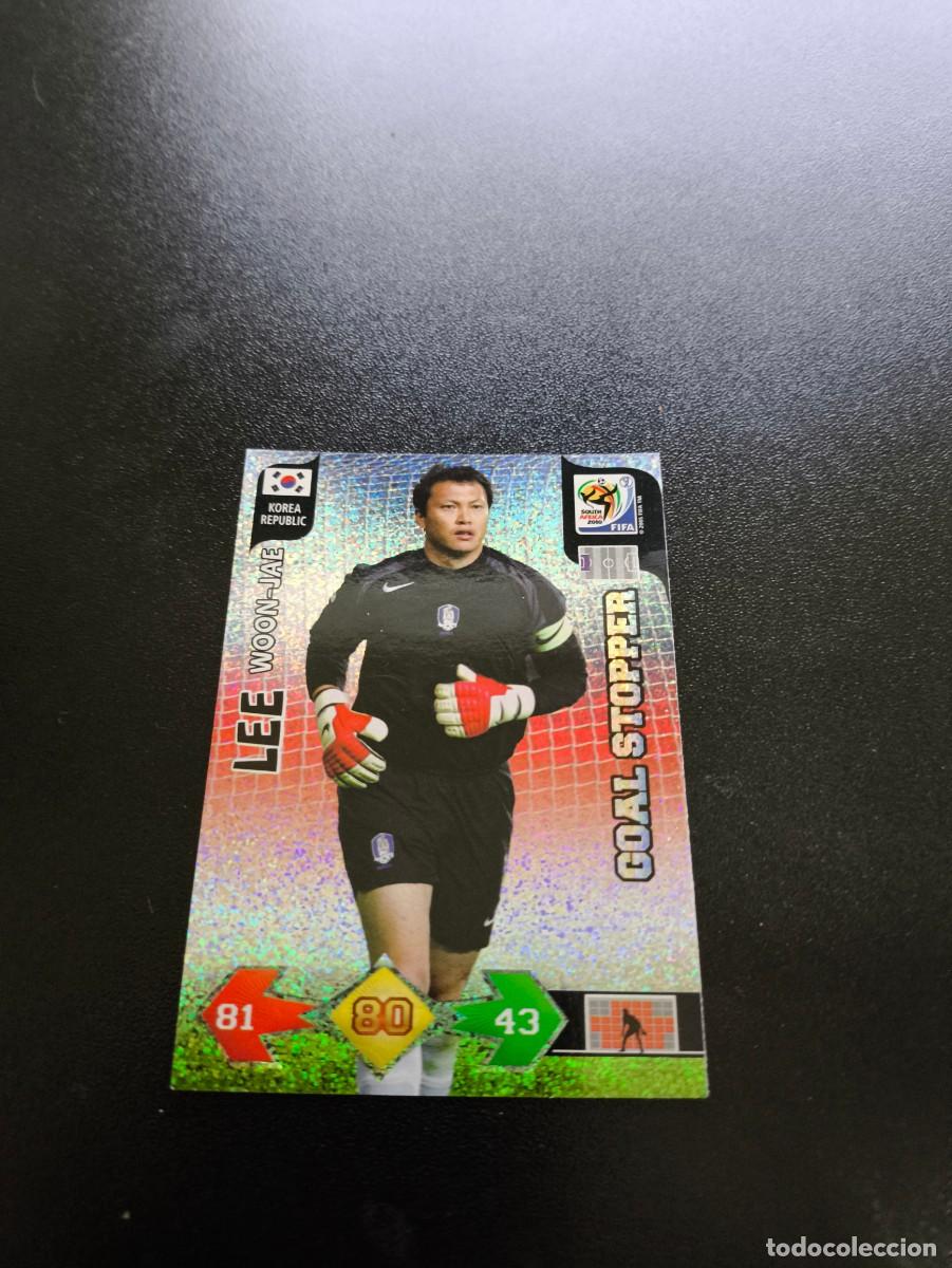 Cromos de f&uacute;tbol: Lee Woon-Jae KOREA DEL SUR GOAL STOPPER ADRENALYN MUNDIAL SOUTH AFRICA 2010 WORLD CUP PANINI