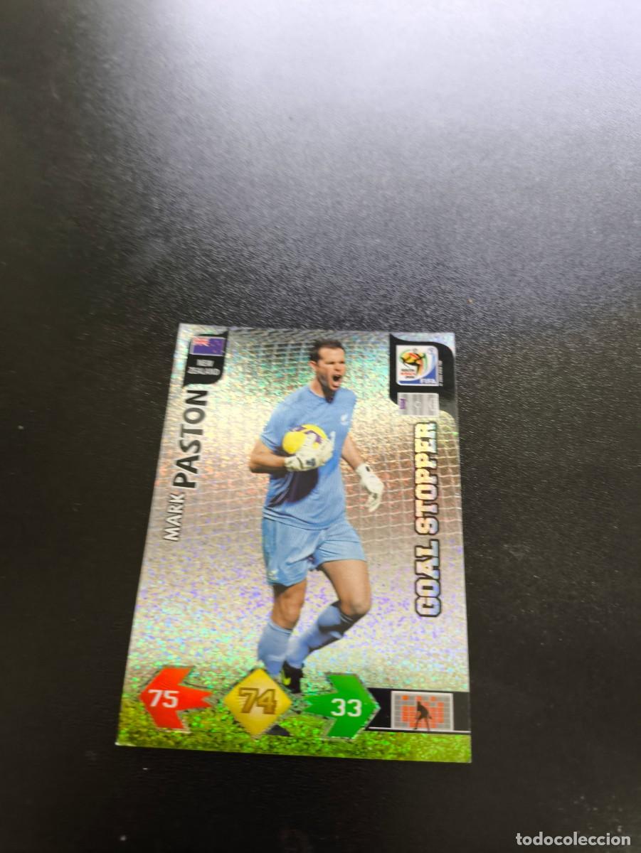 Cromos de f&uacute;tbol: Mark Paston NUEVA ZELANDA GOAL STOPPER ADRENALYN MUNDIAL SOUTH AFRICA 2010 WORLD CUP PANINI