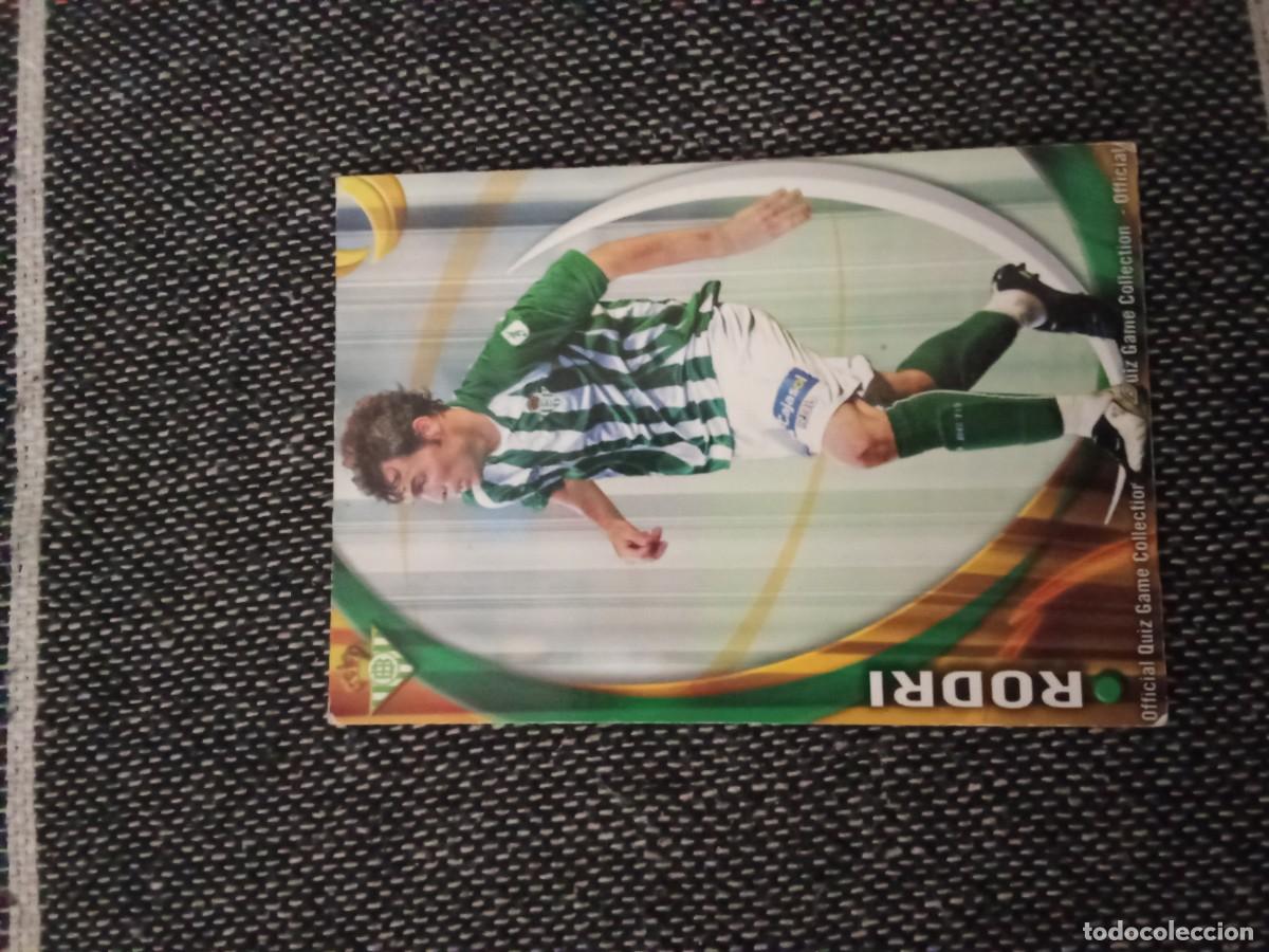 Cromos de f&uacute;tbol: 791 Rodri Betis quiz game collection 2011