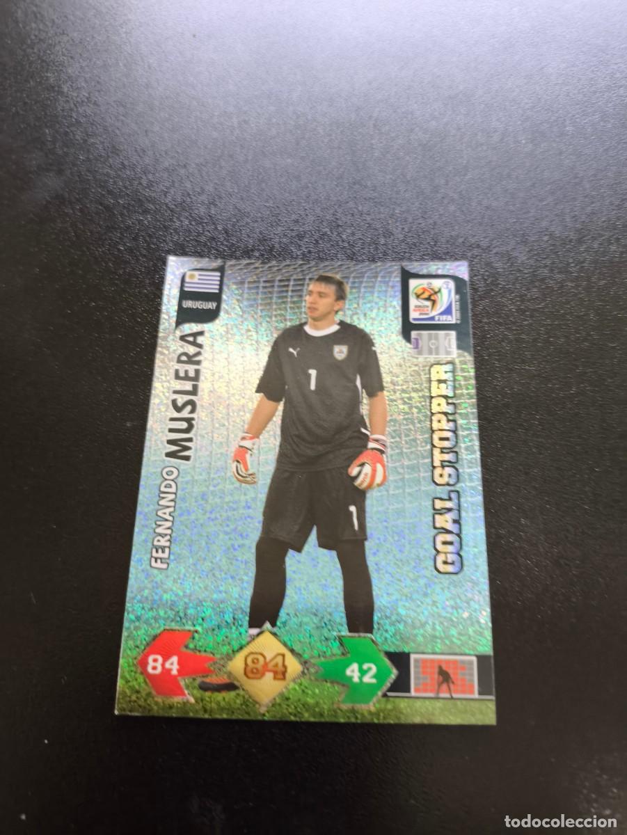 Cromos de f&uacute;tbol: Fernando Muslera URUGUAY GOAL STOPPER ADRENALYN MUNDIAL SOUTH AFRICA 2010 WORLD CUP PANINI