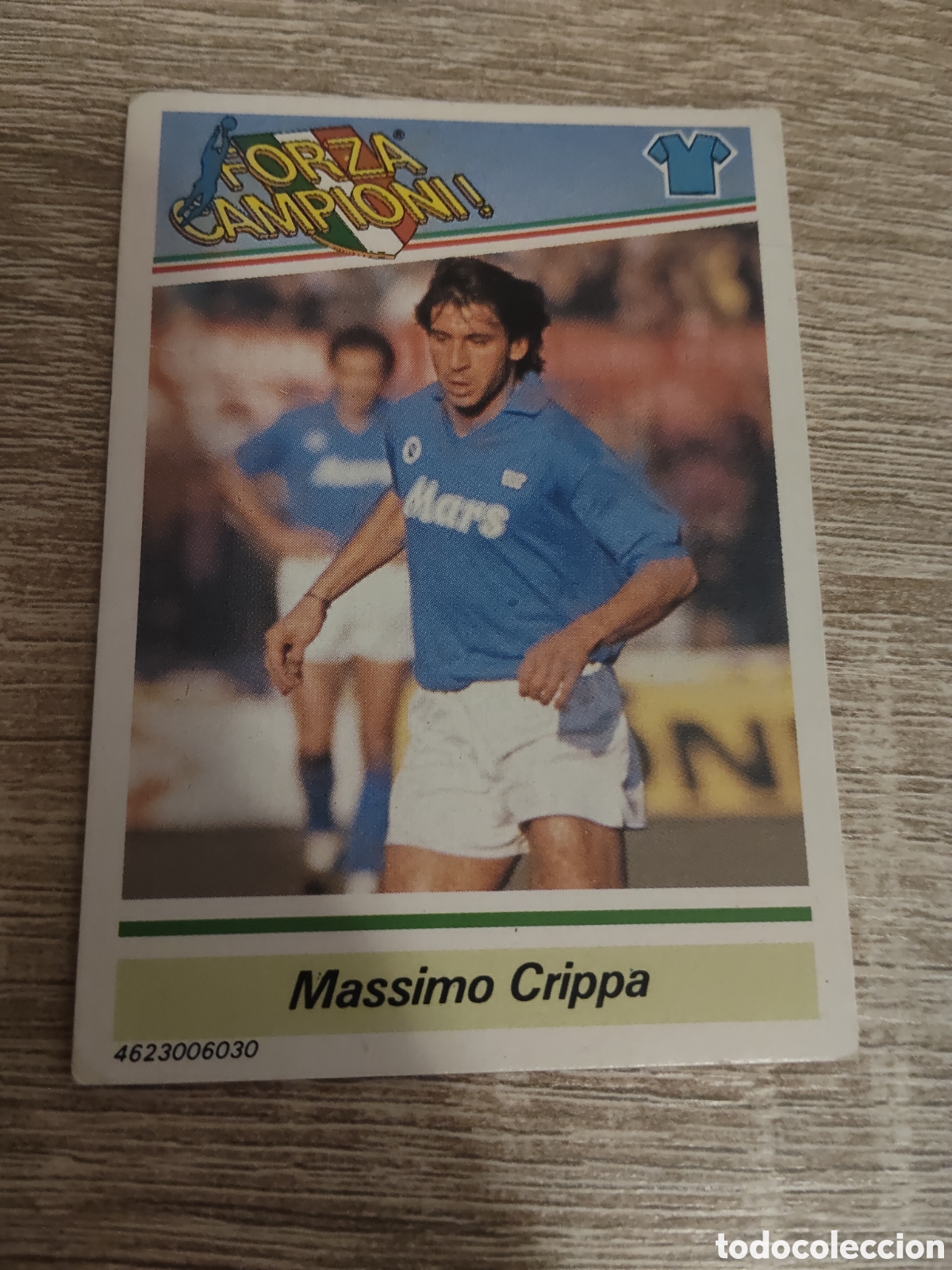 Cromos de F&uacute;tbol: Massimo Crippa Napoli Forza Campioni AIC