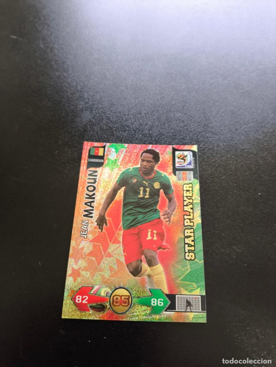 Cromos de F&uacute;tbol: Jean Makoun CAMERUN STAR PLAYER ADRENALYN MUNDIAL SOUTH AFRICA 2010 WORLD CUP PANINI