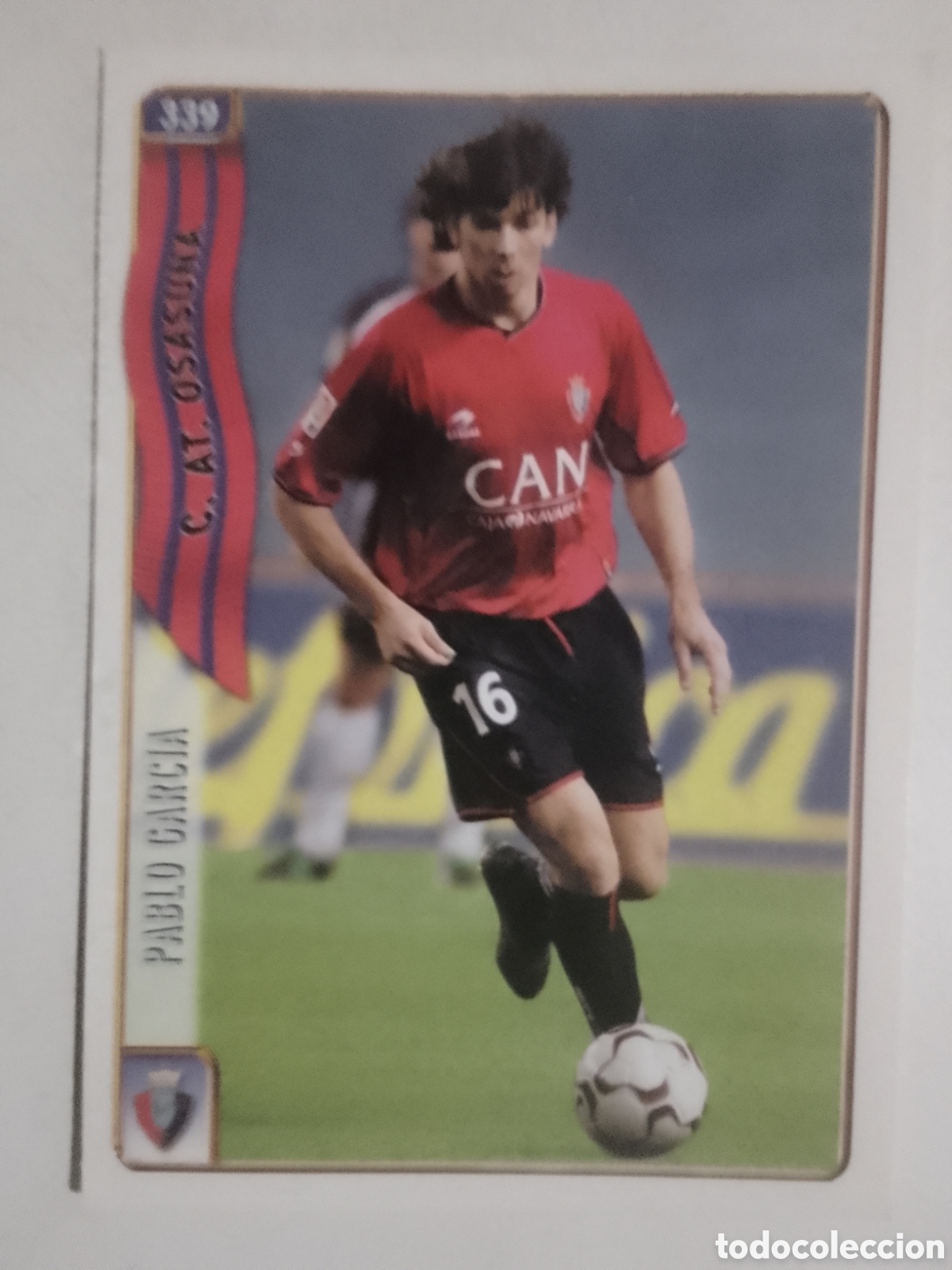 Cromos de F&uacute;tbol: Mundicromo 2005 n&deg; 339 Pablo Garc&iacute;a &bull; Osasuna.