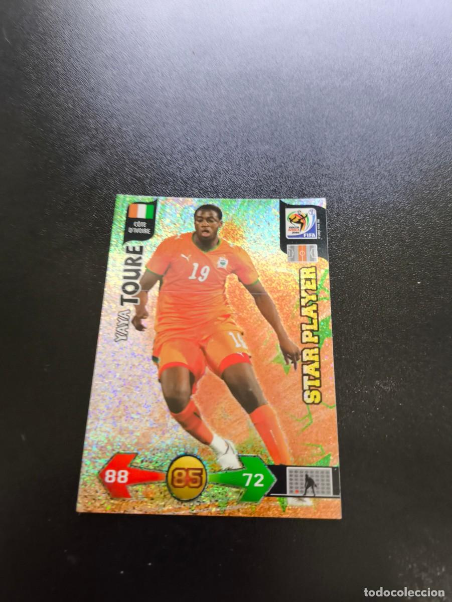 Cromos de F&uacute;tbol: Yaya Toure COSTA DE MARFIL STAR PLAYER ADRENALYN MUNDIAL SOUTH AFRICA 2010 WORLD CUP PANINI