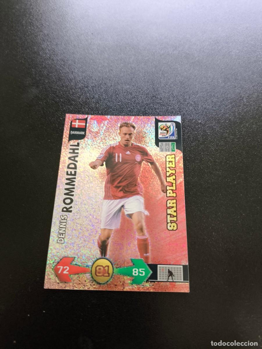 Cromos de F&uacute;tbol: Dennis Rommedahl DINAMARCA STAR PLAYER ADRENALYN MUNDIAL SOUTH AFRICA 2010 WORLD CUP PANINI