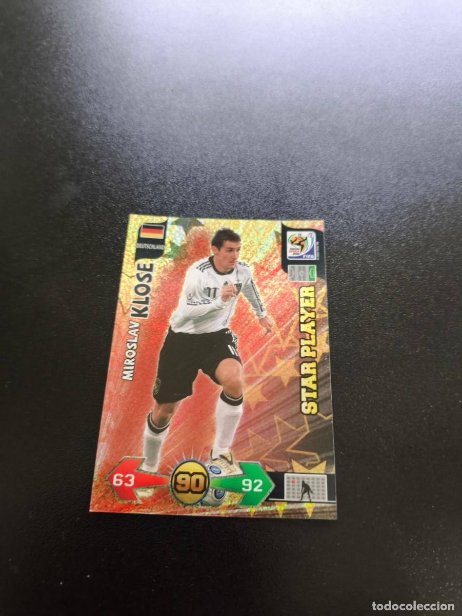 Cromos de F&uacute;tbol: Miroslav Klose ALEMANIA STAR PLAYER ADRENALYN MUNDIAL SOUTH AFRICA 2010 WORLD CUP PANINI