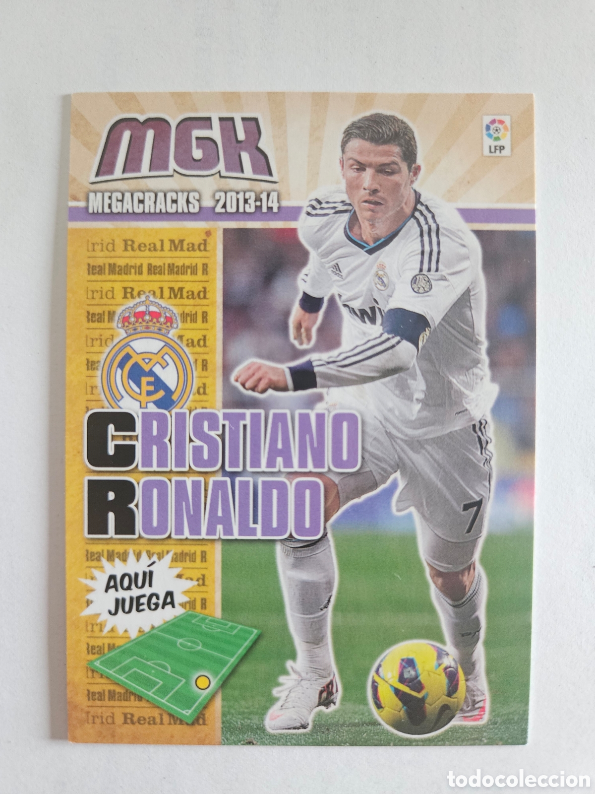 Figurine di Calcio: Megacracks 2013 2014 13 14 panini Cristiano Ronaldo n&deg; 216 Real Madrid