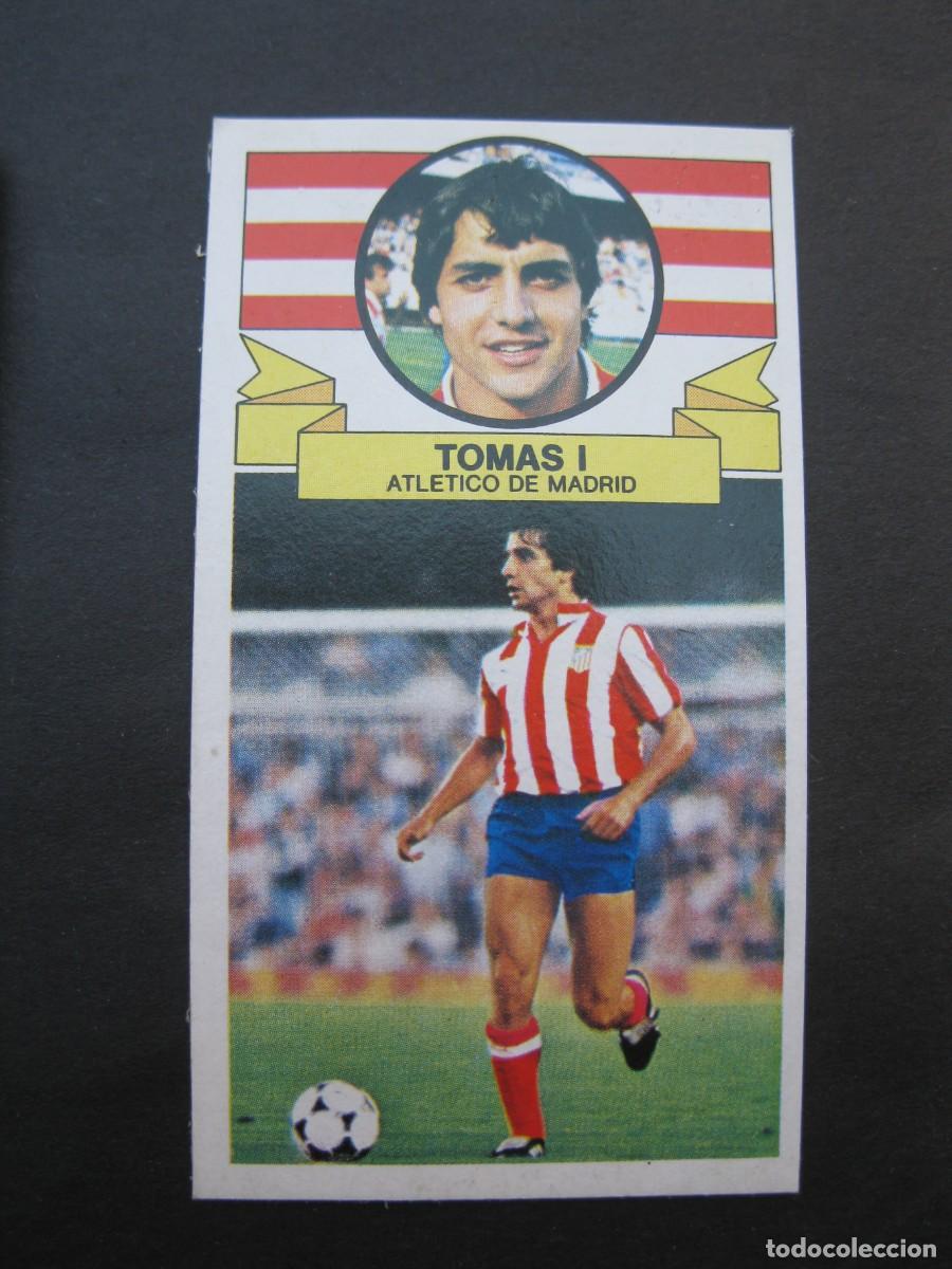 Figurine di Calcio: TOMAS I (ATL&Eacute;TICO DE MADRID) - CAMPEONATO DE LIGA 85/86 - EDICIONES ESTE.