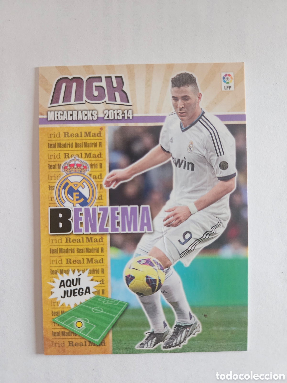 Figurine di Calcio: 215 BENZEMA REAL MADRID FRANCIA MEGACRACKS 2013 2014 13 14 CROMOS CARDS PANINI
