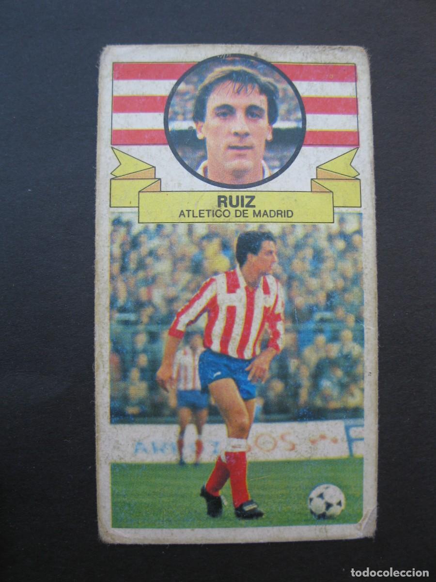 Figurine di Calcio: RUIZ (ATL&Eacute;TICO DE MADRID) - CAMPEONATO DE LIGA 85/86 - EDICIONES ESTE.