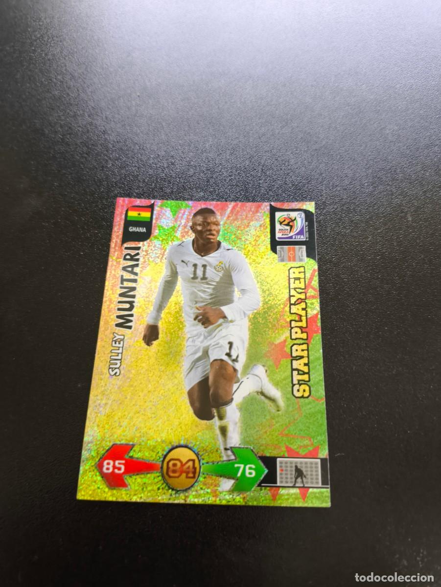 Figurine di Calcio: Sulley Muntari GHANA STAR PLAYER ADRENALYN MUNDIAL SOUTH AFRICA 2010 WORLD CUP PANINI